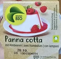 Mängden socker i Panna Cotta mit Himbeeren