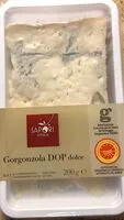 Mängden socker i Gorgonzola DOP dolce