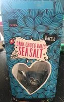 Mängden socker i Dark Choco Balls Sea Salt