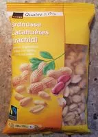 Mängden socker i Cacahuètes arachidi erdnüsse