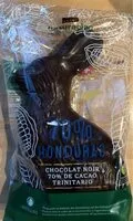 Mängden socker i 70 % Honduras Chocolat Noir 70% de Cacao Trinitario