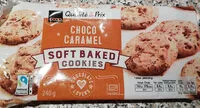 Mängden socker i Soft baked cookies choco caramel