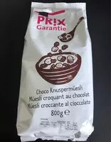 Mängden socker i Muesli croquant au chocolat