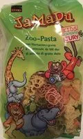 Mängden socker i JAMADU Zoo-Pasta