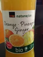 Mängden socker i Orange . Pineapple . Ginger