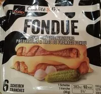 Mängden socker i Fondue