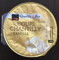 Mängden socker i Coupe chantilly vanille