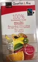 Mängden socker i Multi frucht/fruits/frutti