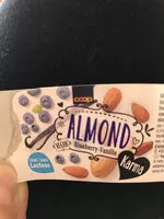 Mängden socker i Almond Bluberry-Vanilla