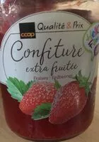 Mängden socker i Confiture extra fruitée fraises