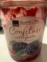 Mängden socker i Confiture de mûres
