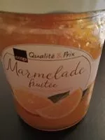 Mängden socker i Marmelade fruitée oranges amères