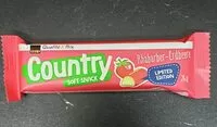 Mängden socker i Country soft snack rhubarbe-fraise