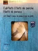 Mängden socker i Filets de perche