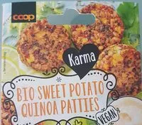 Mängden socker i Bio sweet potato quinoa patties