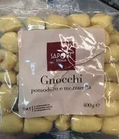 Mängden socker i Gnocchi pomodoro e mozzarella