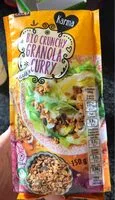 Mängden socker i Bio crunchy granola curry