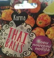 Mängden socker i Karma Thai Balls