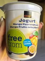Mängden socker i Jogurt mango-fruit de la passion