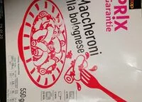 Mängden socker i Maccheroni alla bolognese