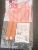 Mängden socker i Saucisses de Vienne