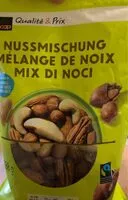 Mängden socker i Mélange de noix