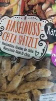 Mängden socker i Haselnuss-chia spätzli