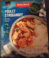 Mängden socker i Poulet Stroganoff avec riz