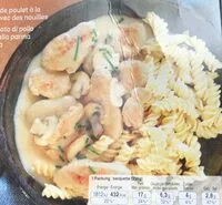Mängden socker i Rahmgeschnetzeltes Poulet mit Nudeln