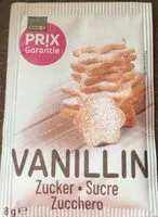Mängden socker i Sucre vanilliné