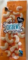 Mängden socker i Cashews karma
