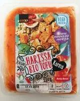Mängden socker i Harissa bio tofu