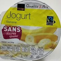 Mängden socker i Yogourt Banane