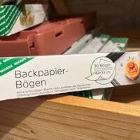 Mängden socker i Backpapier-Bögen