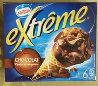 Mängden socker i Extrême Original Cônes Glacés Chocolat Pépites de Nougatine