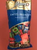 Mängden socker i Swiss premium Napolitains