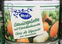 Mängden socker i Choix de légumes avec chanterelles