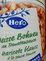 Mängden socker i Weisse Bohnen an Tomatensauce