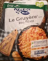 Mängden socker i Coop Naturaplan Bio Hero Le Gruyère Aop Bio Rösti