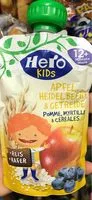 Mängden socker i Hero Kids Big Smoothie Apfel Heidelb Getreid 120 g