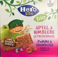 Mängden socker i Hero Kids Bio Riegel Himbeer Apfel 6 X 30 G
