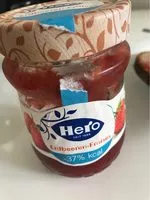 Mängden socker i Confiture Fraises -37 % Kcal