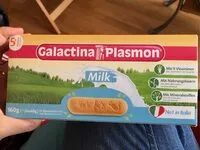 Mängden socker i Galactina Plasmon au lait