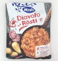 Mängden socker i Diavolo Rösti