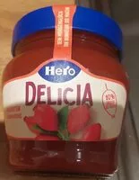 Mängden socker i Delicia Konfitüre Hagebutte