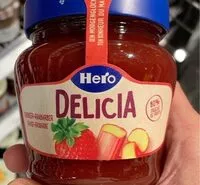 Mängden socker i Hero delicia fragola-rabarbaro