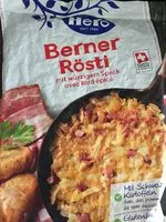 Mängden socker i Rösti Berner Rösti mit würzigent Speck