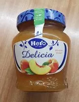 Mängden socker i Delicia Pêches/Pfirsche