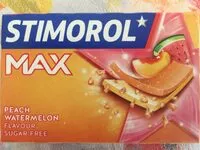 Mängden socker i Max Peach Watermelon Kaugummi