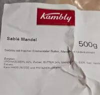 Mängden socker i Sablé Mandel